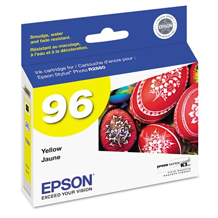 Epson (96) Ink, 430 Page-Yield, Yellow T096420